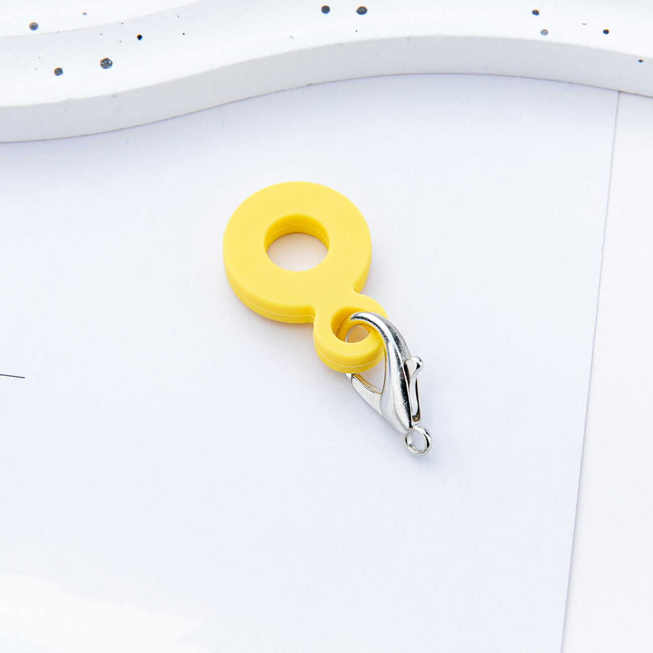 Wholesale Creative DIY silicone straw pendant suitable for 8mm-10mm water cup straw silicone pendant factory direct sales